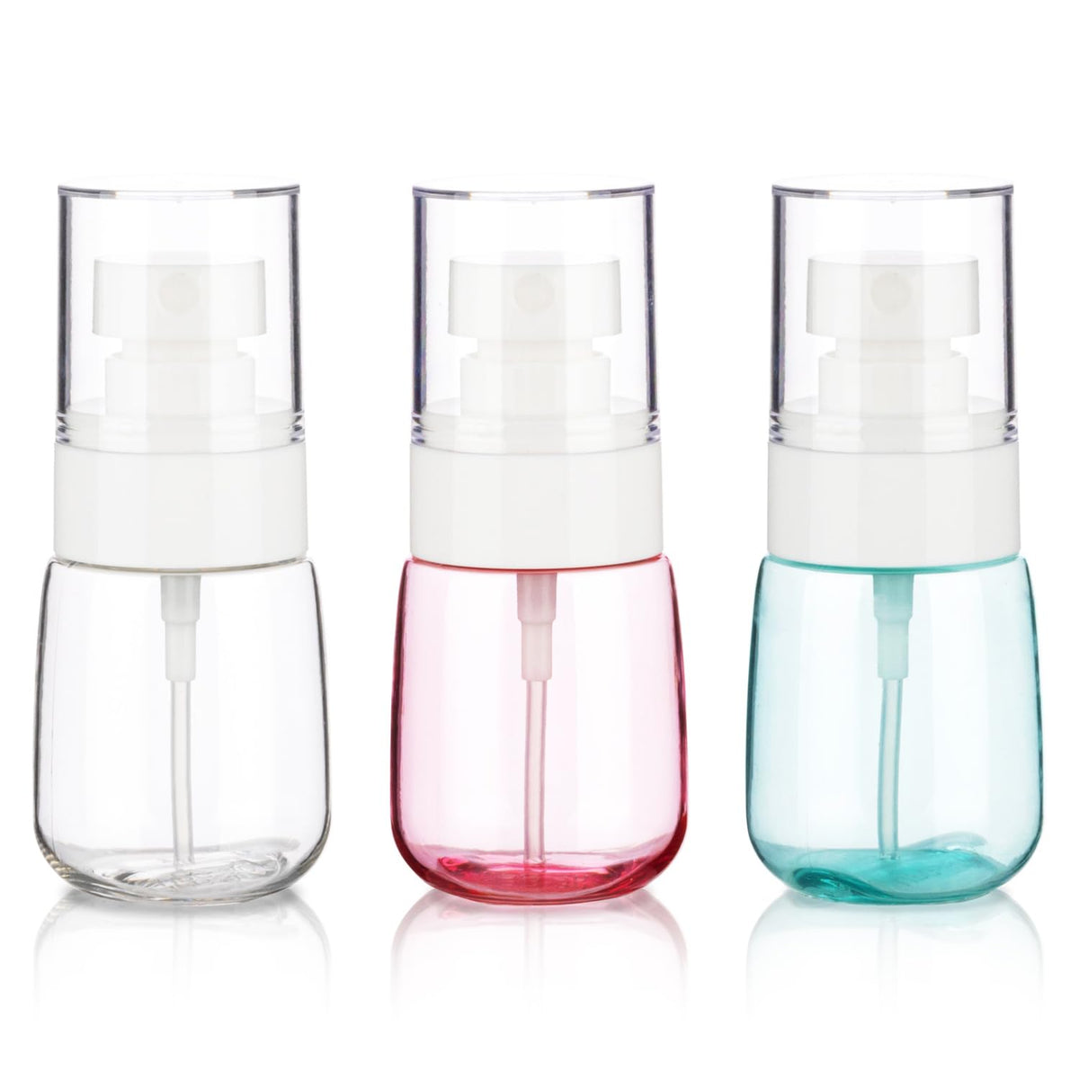 GIVITASOT 3pack clear spray bottle for easy liquid monitoring during travel.