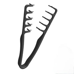 GJN textured comb set wide-tooth for easy root lift and smoothing