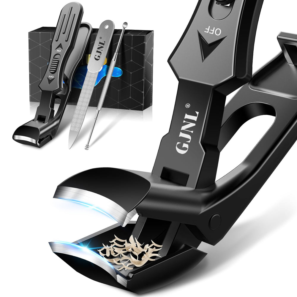 GJNL toenail clippers angled head for precise, comfortable trimming.