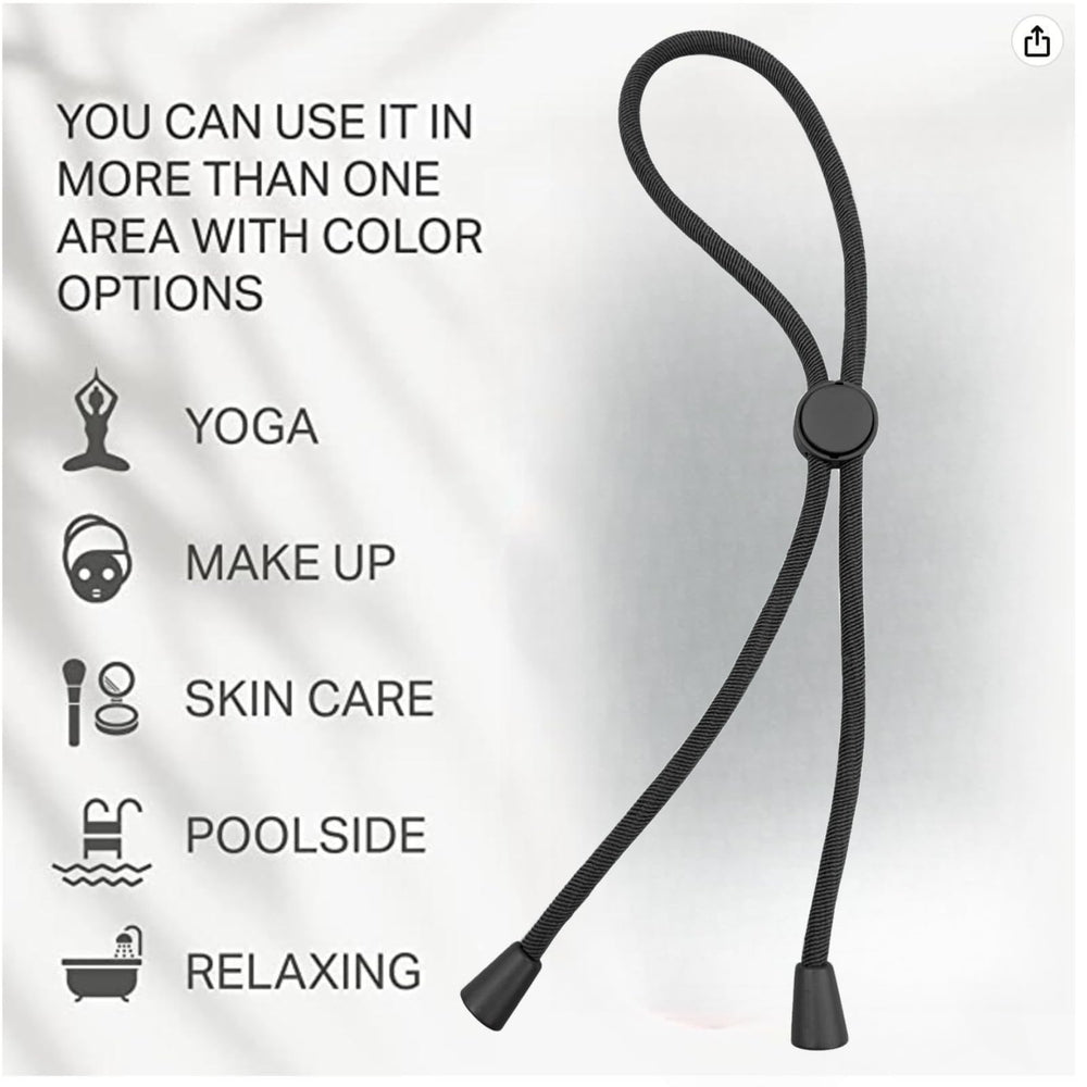 GJRR adjustable hair ties DIY length, easy to customize for your hairstyle.