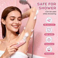 GJX wet-dry shaver works with foam for smoother shaving