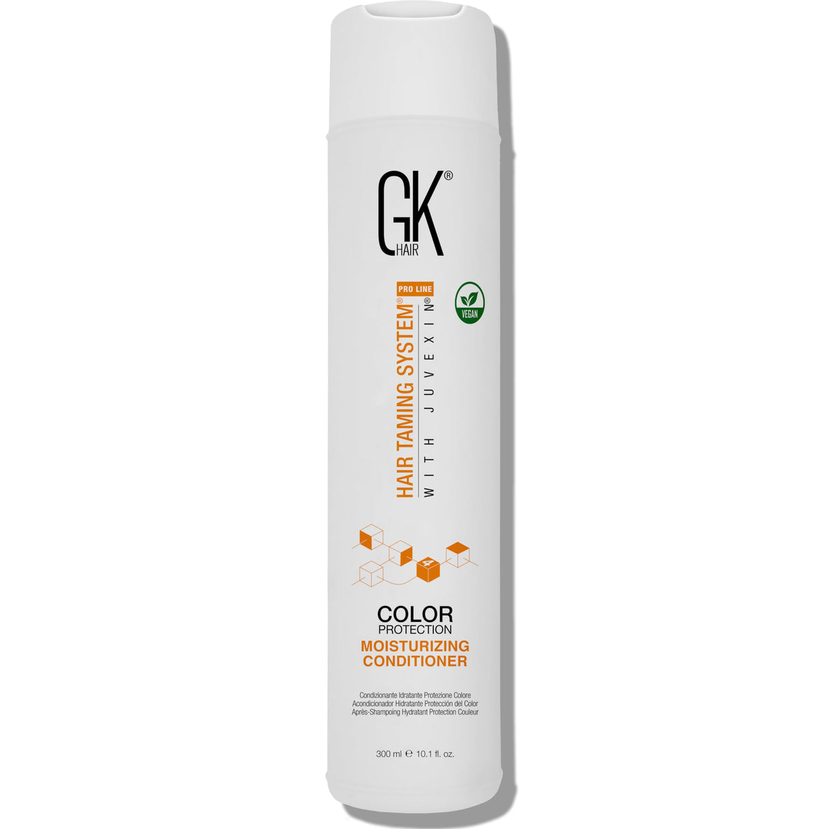 GK HAIR Hydrate conditioner bottle front view supports silky, hydrated hair.