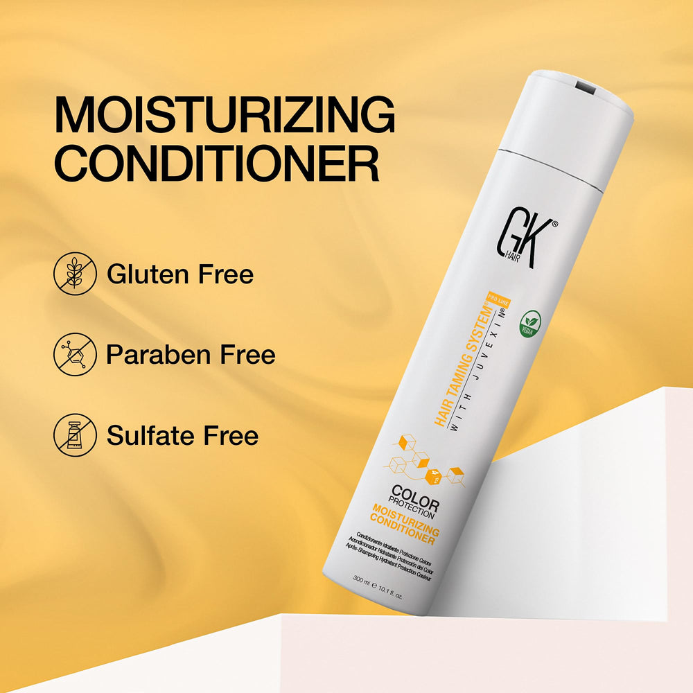 GK HAIR Hydrate conditioner daily-use friendly formula on wet hair.