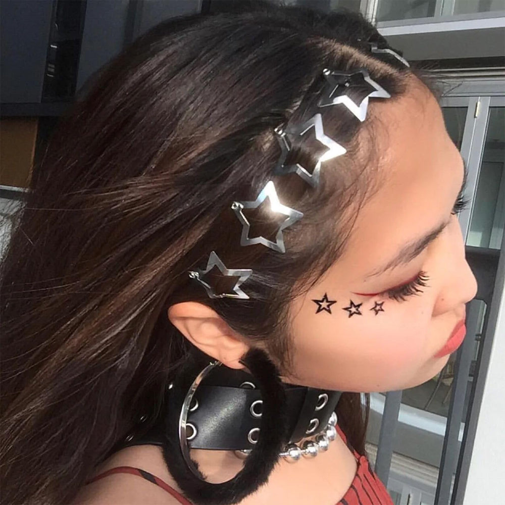 GKETN clips estrella para festivales, ideales para looks de fiesta y concierto.