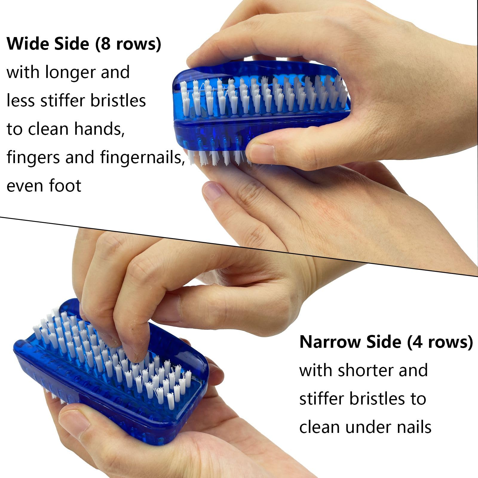GKETN compact travel-size nail brush ready for on-the-go cleaning.
