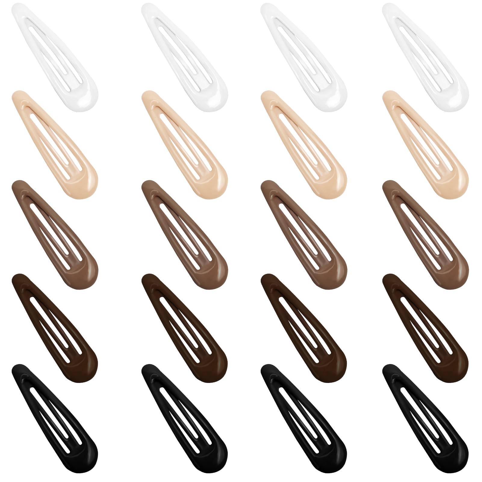 GKETN water drop snap clip in bold color offers secure hold for all hair types