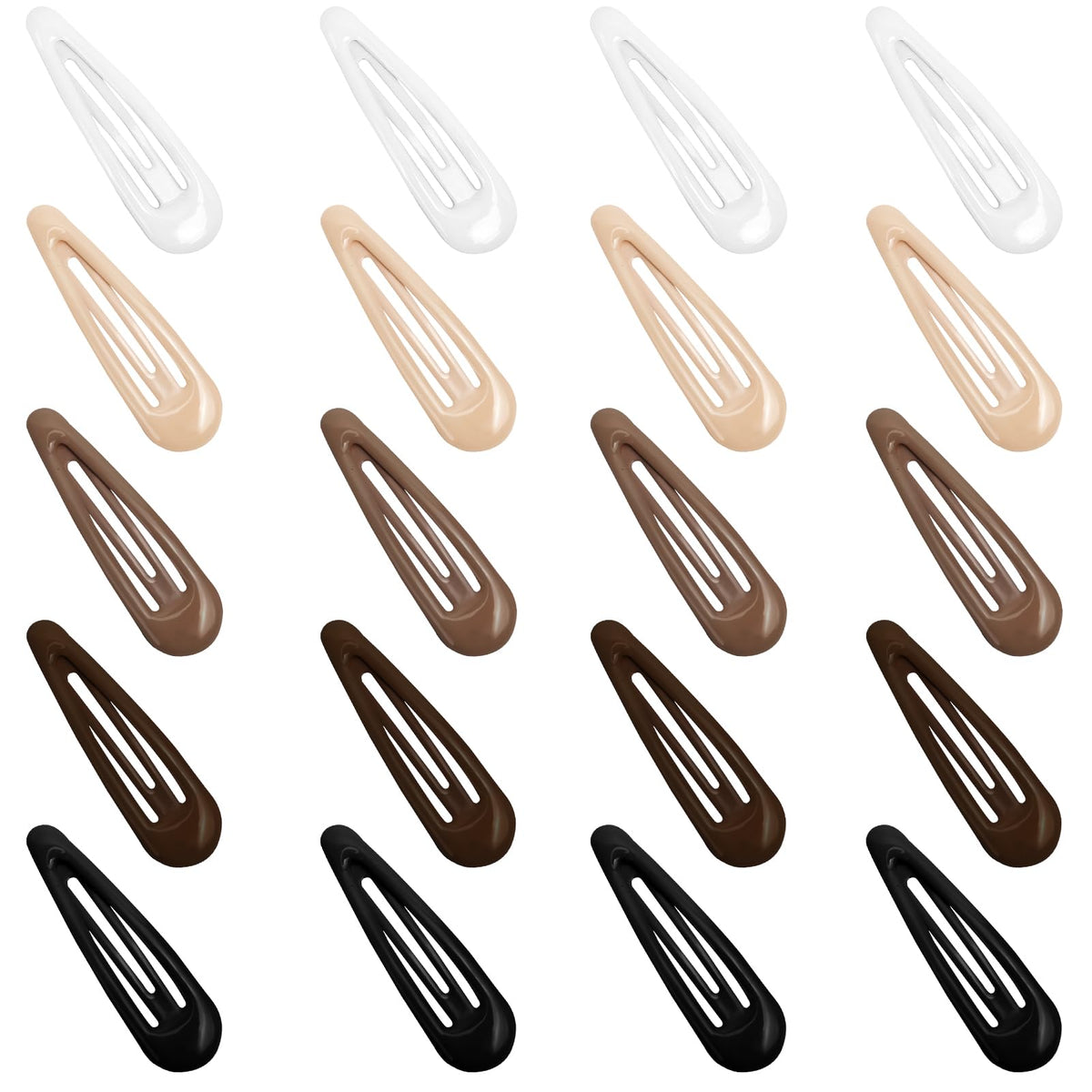GKETN water drop snap clip in bold color offers secure hold for all hair types