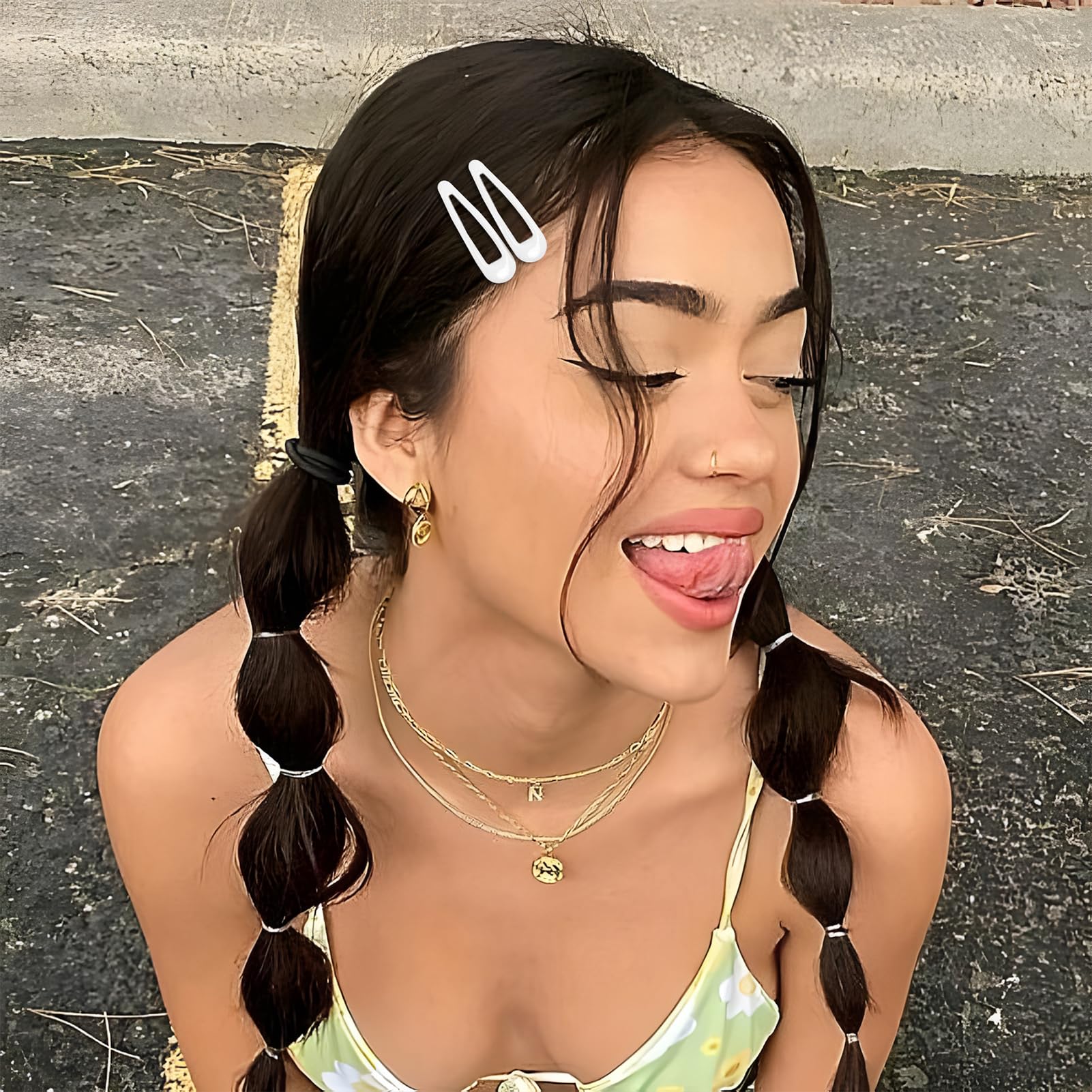 GKETN water drop hair clip perfect for weddings and parties