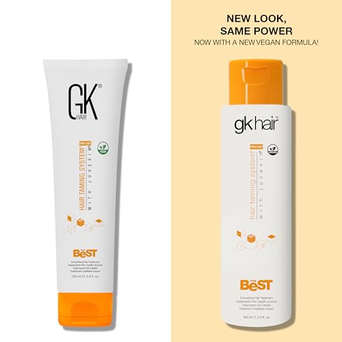 GK HAIR keratin cream texture close-up highlighting rich formula