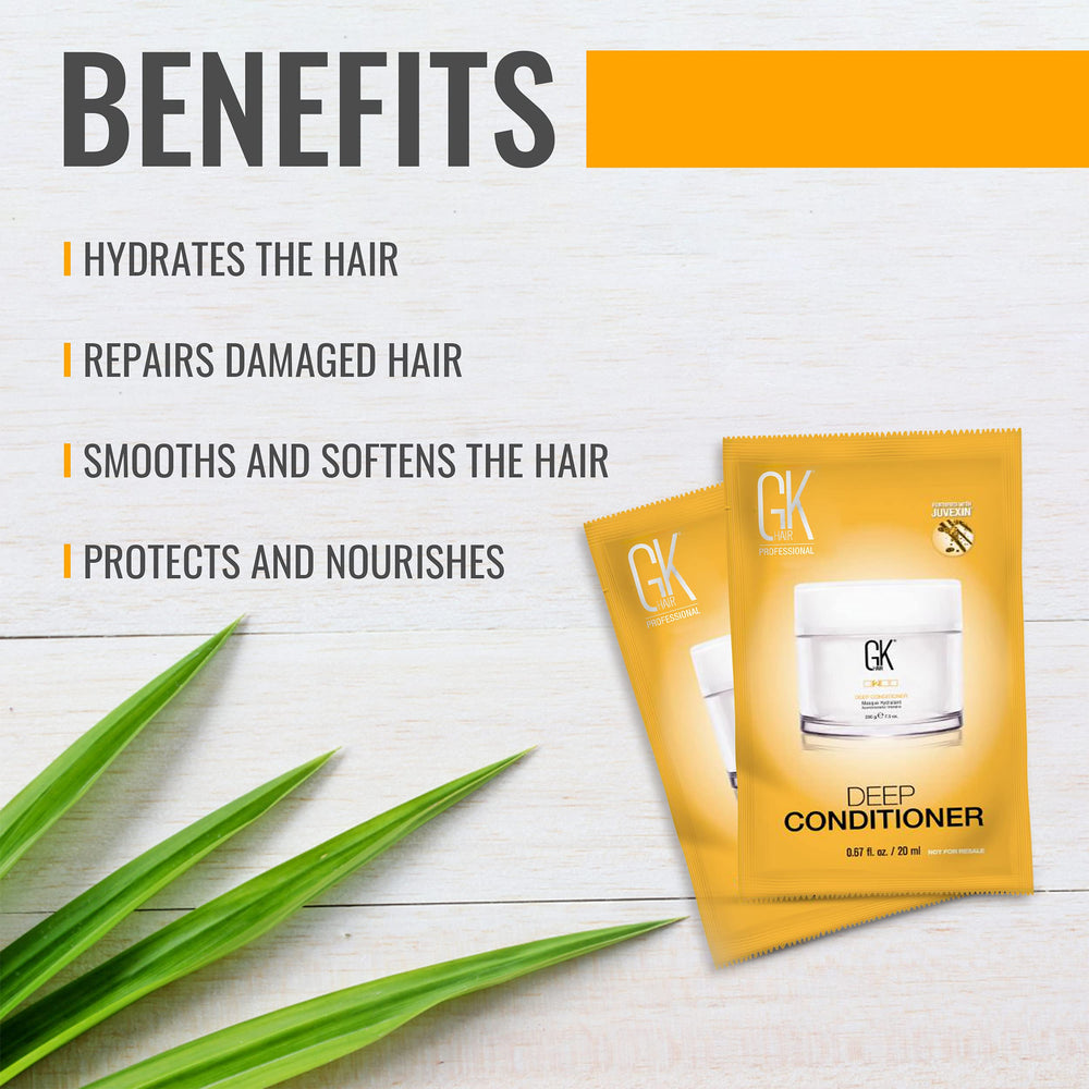 GK HAIR mascarilla hidratante de textura cremosa para cabello seco