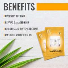 GK HAIR mascarilla hidratante de textura cremosa para cabello seco