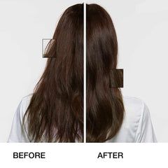 GK HAIR mask application on hands demonstrates even distribution and smooth feel.