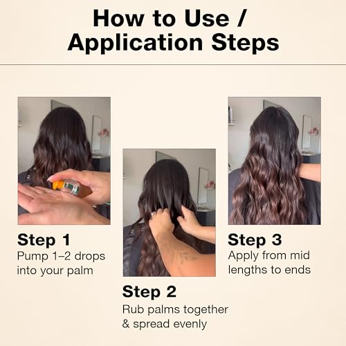 GK HAIR Oil argan serum drops applicator enabling precise smoothing