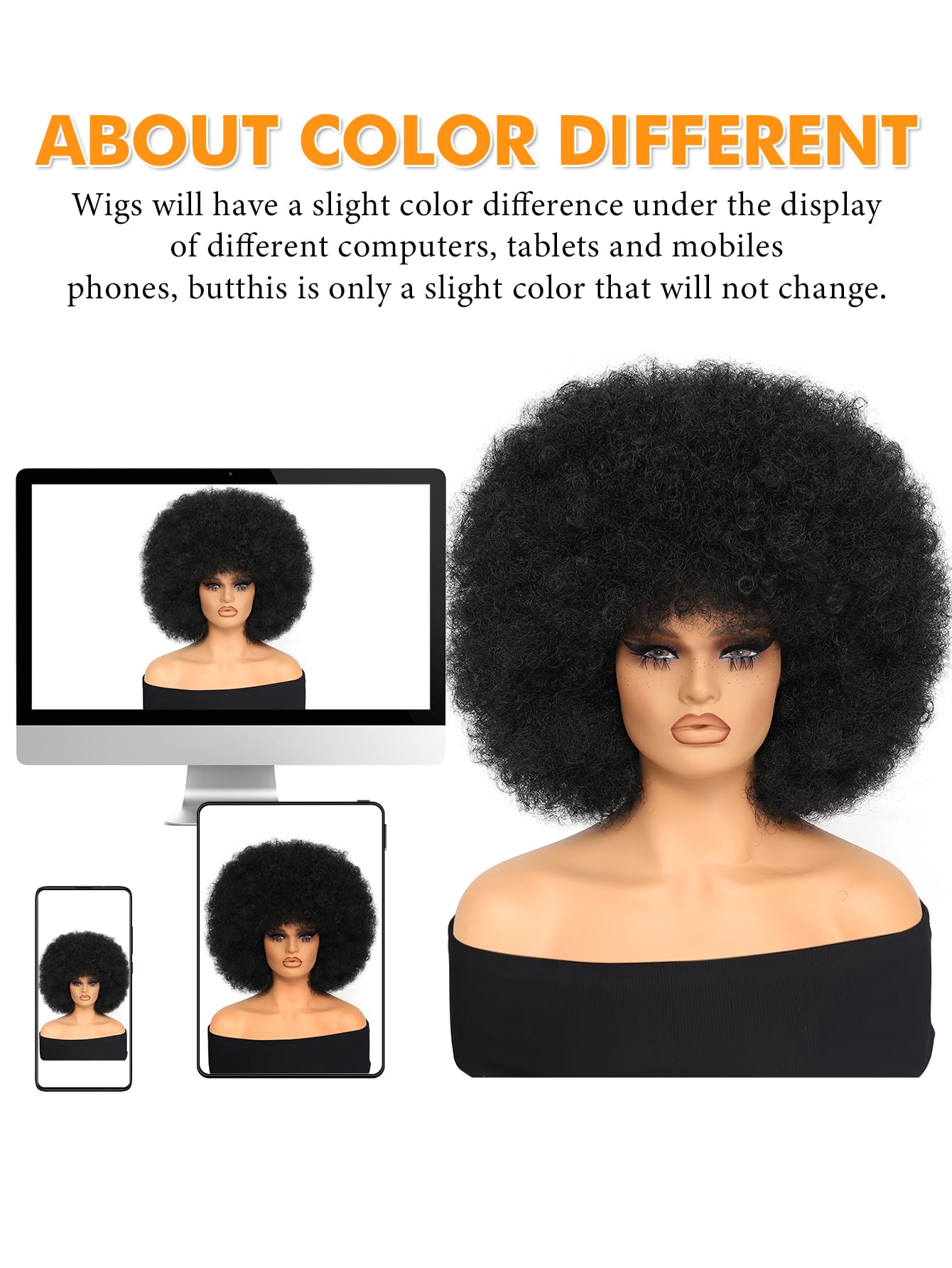 GKtineke Afro Wig ideal for cosplay or party looks