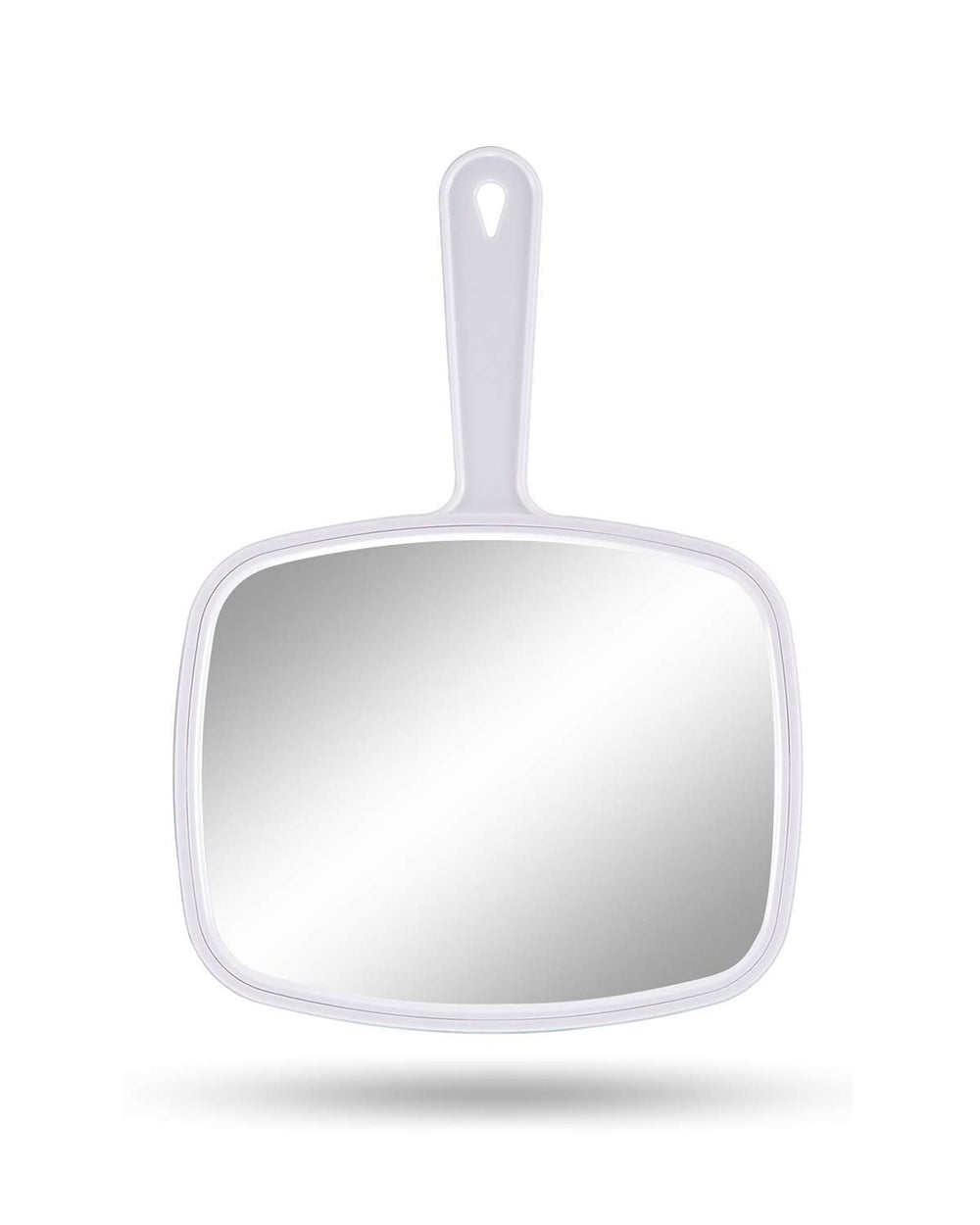 Gladmart hand mirror 10.3 inch large surface for precise grooming.