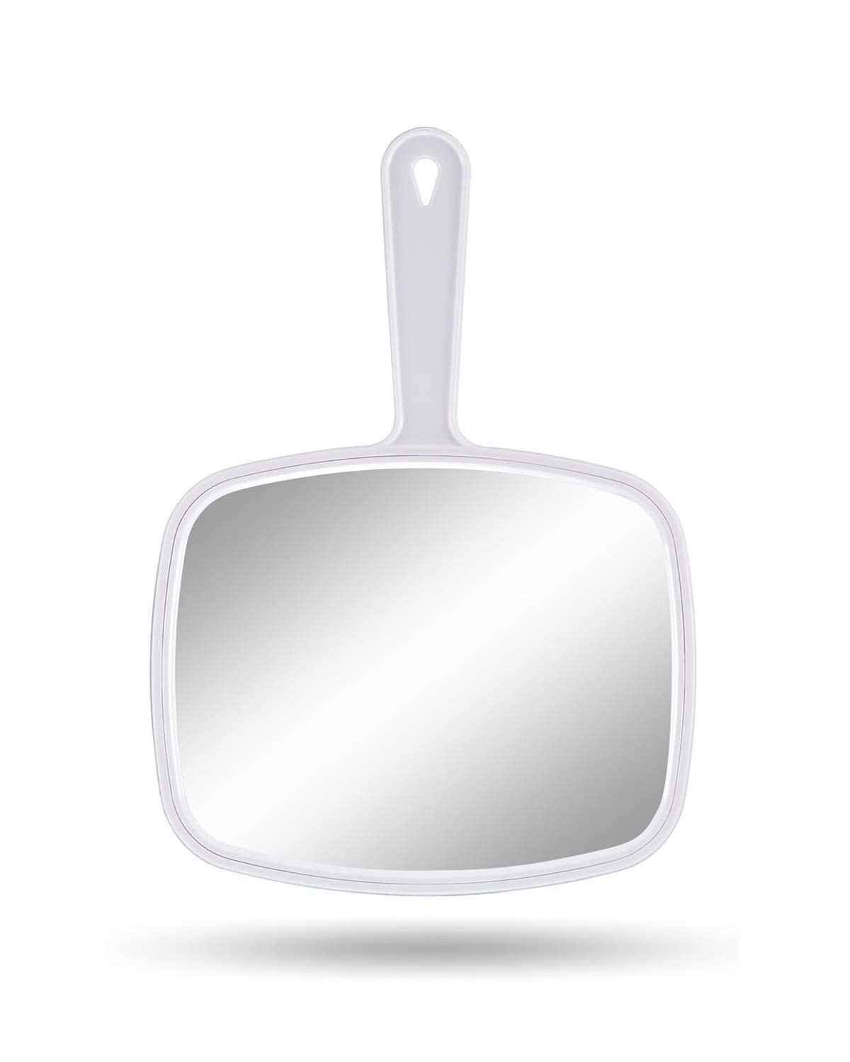 Gladmart hand mirror 10.3 inch large surface for precise grooming.