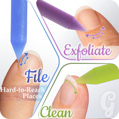 Premium Czech Bohemian crystal glass used in GLADZY cuticle tool