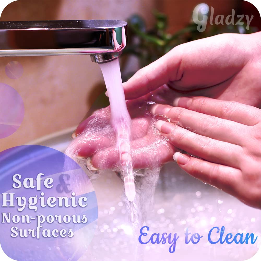 Durable, hardened surface on GLADZY cuticle pusher for long-lasting use