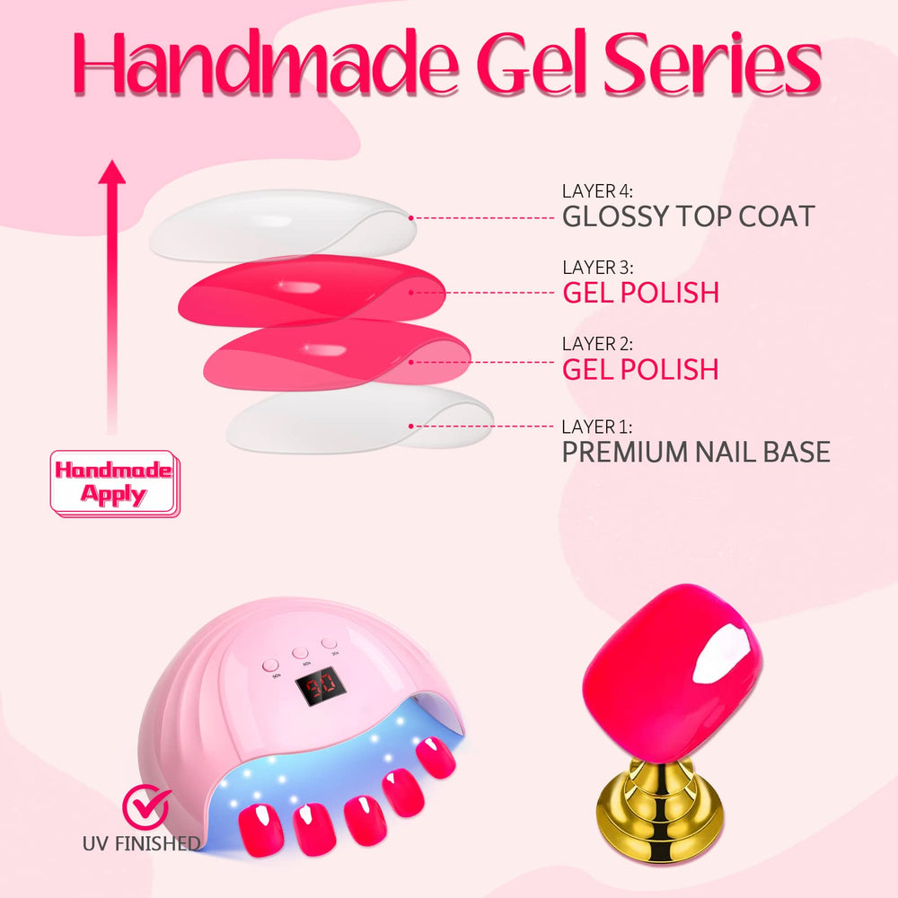 GLAMERMAID Adhesivos incluidos para fijación rápida