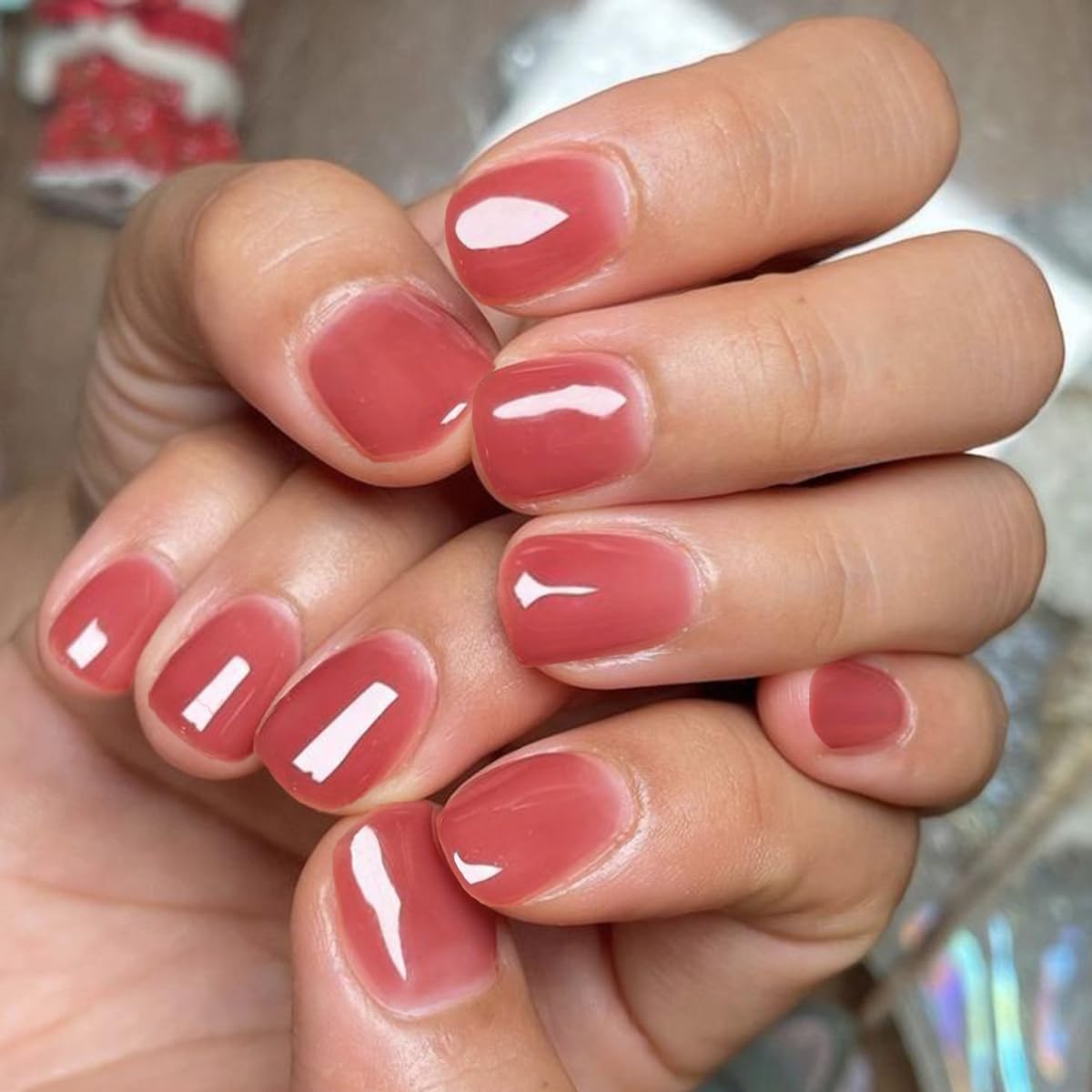 GLAMERMAID adhesivos para uñas incluidos, fijación rápida sin secado