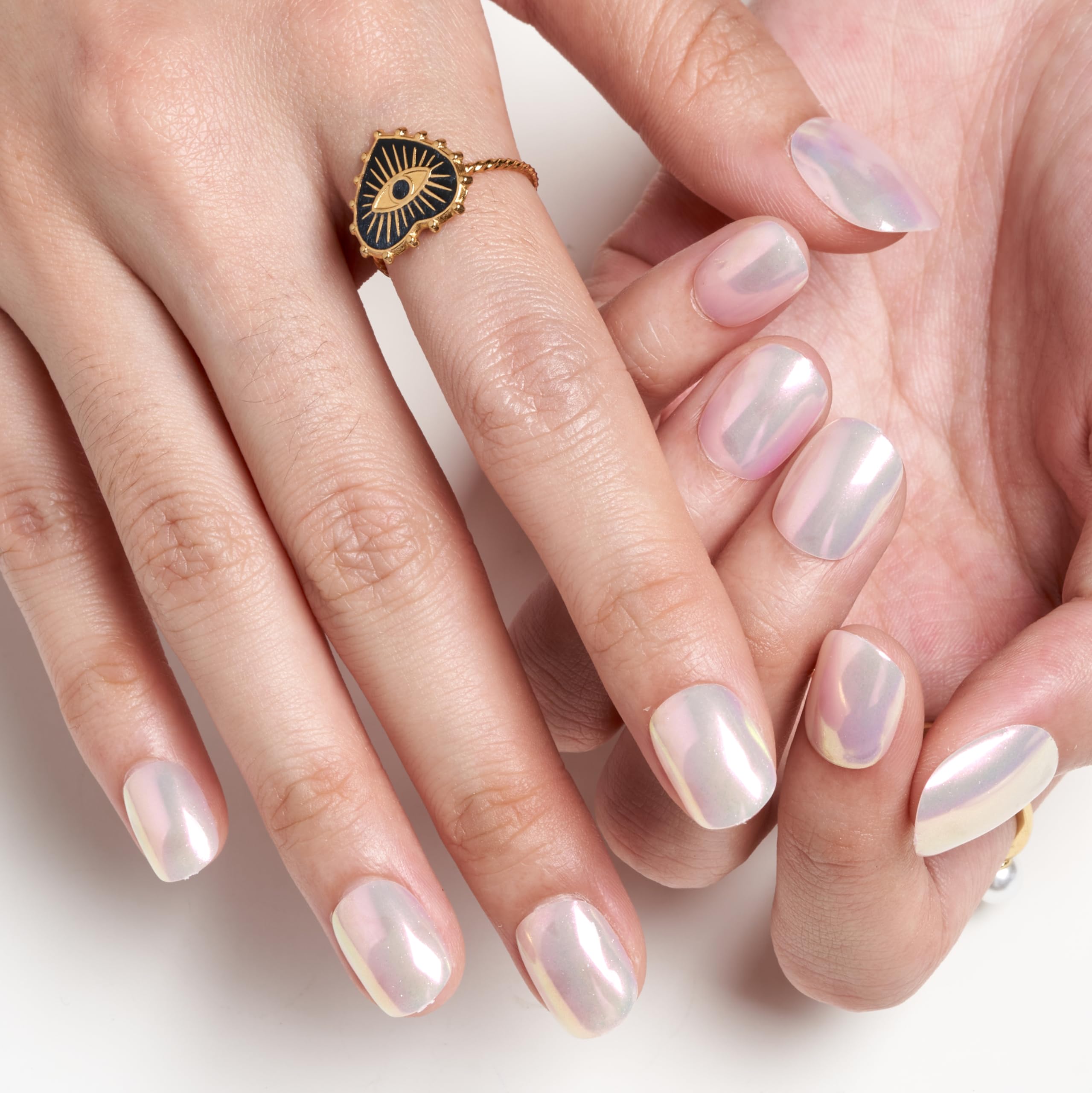 GLAMERMAID uñas marble blanco, aspecto natural y sofisticado