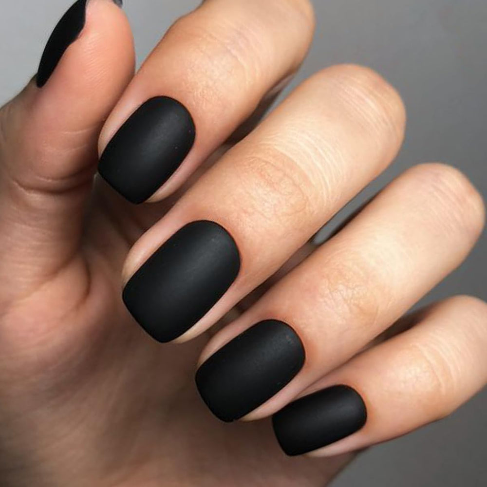 GLAMERMAID Velvet Black uñas duraderas hasta dos semanas con cuidado