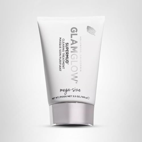 Glamglow SUPERMUD packaging box signals premium skincare routine readiness.
