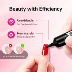 Glamhalo secado rapido sin lampara UV para uñas postizas