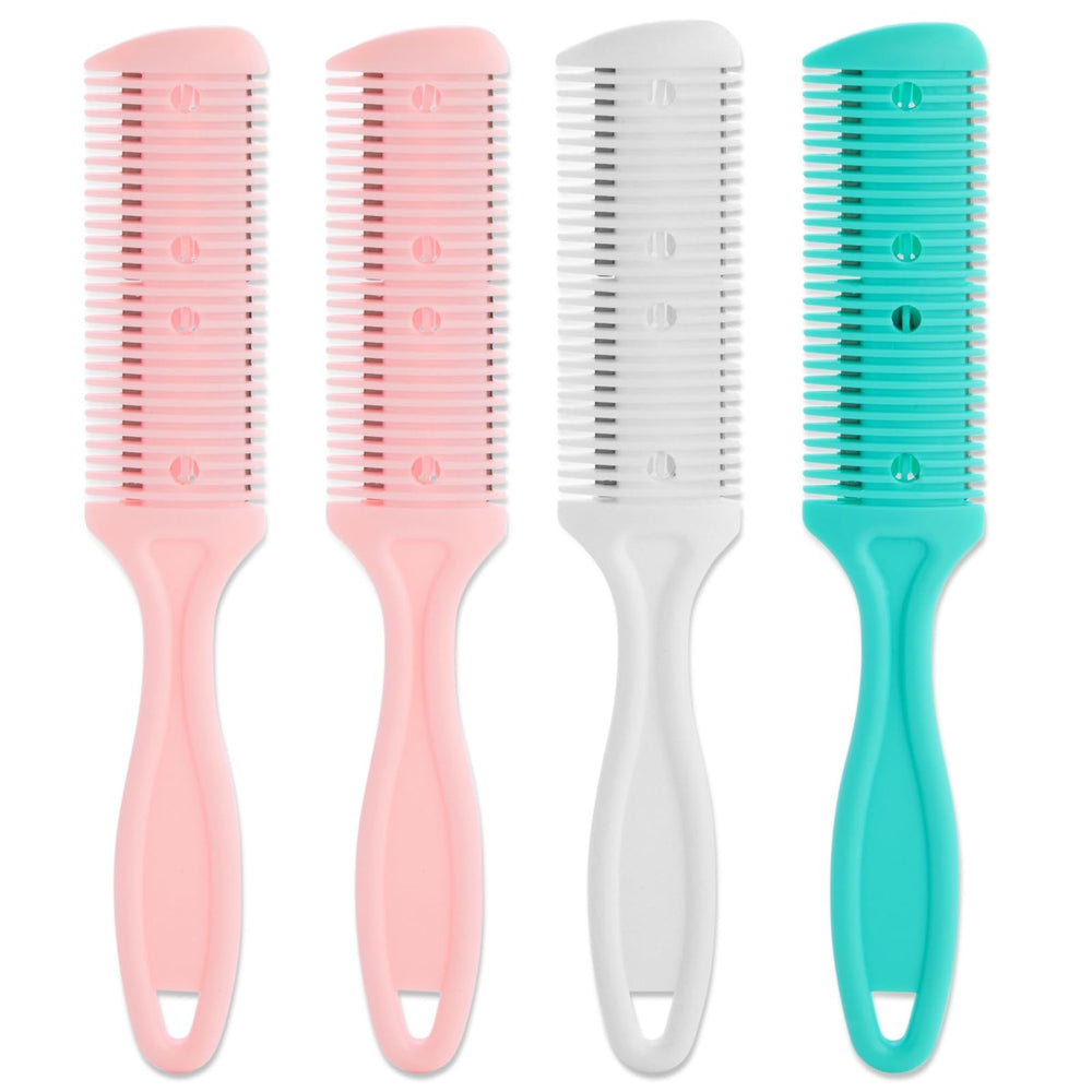 Glamlily hair thinning razor comb set full view for at-home precision.