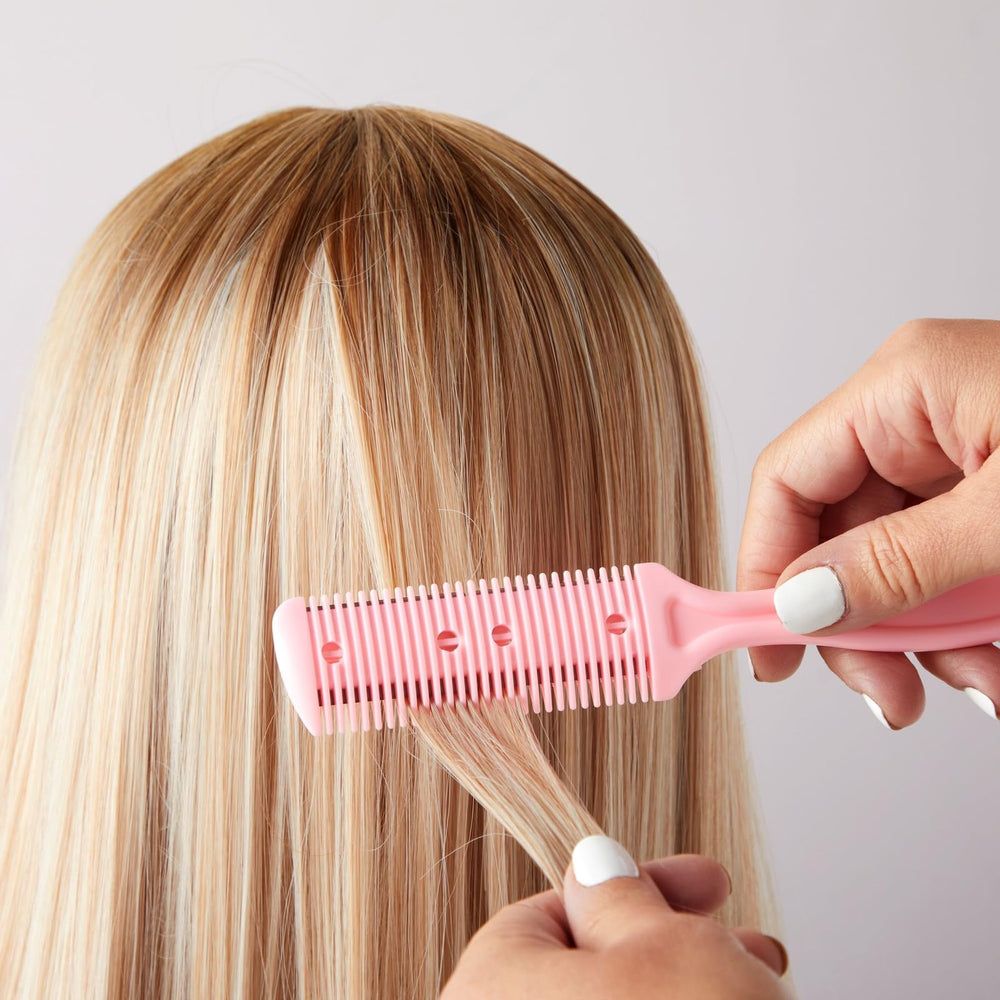Glamlily white razor comb versatile for home use.