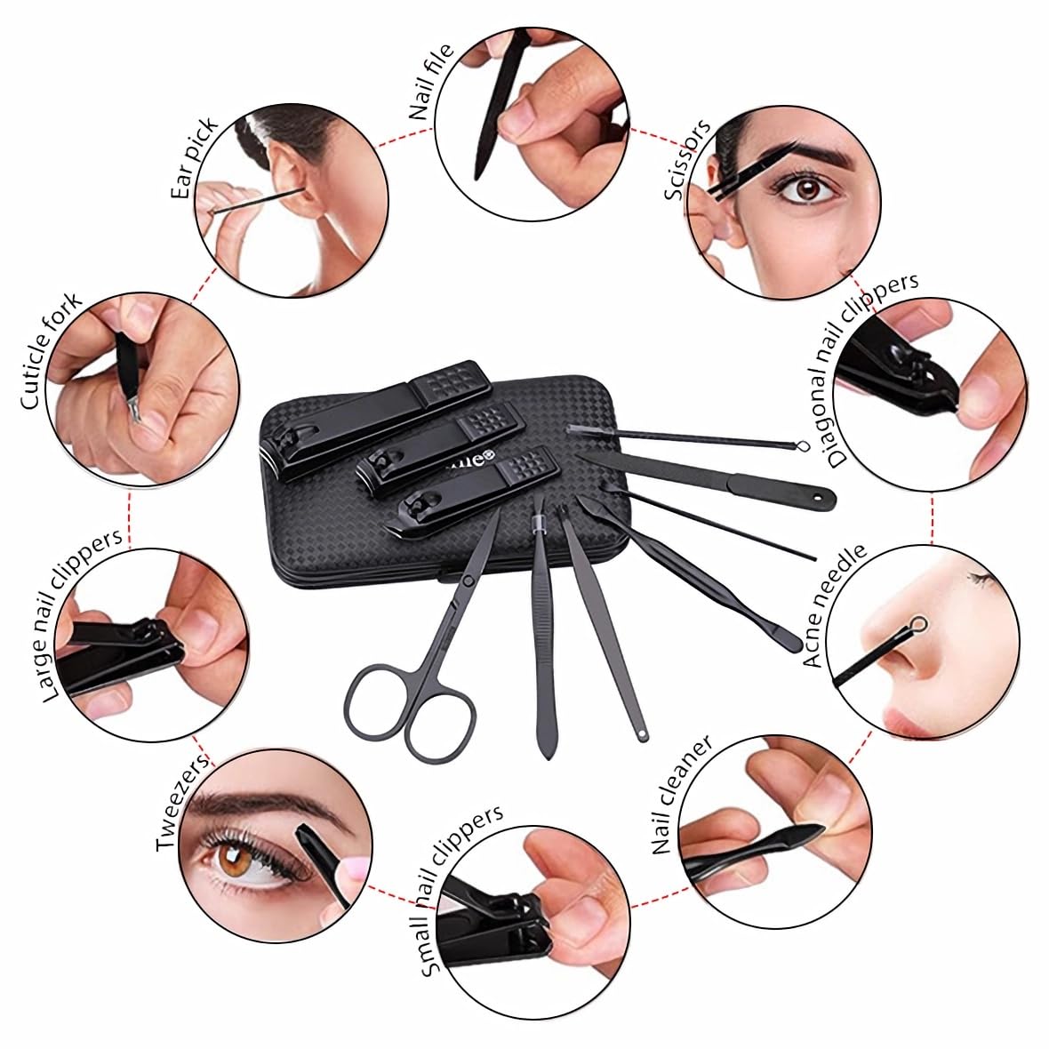 Glamne manicure set makes a stylish gift-ready present.