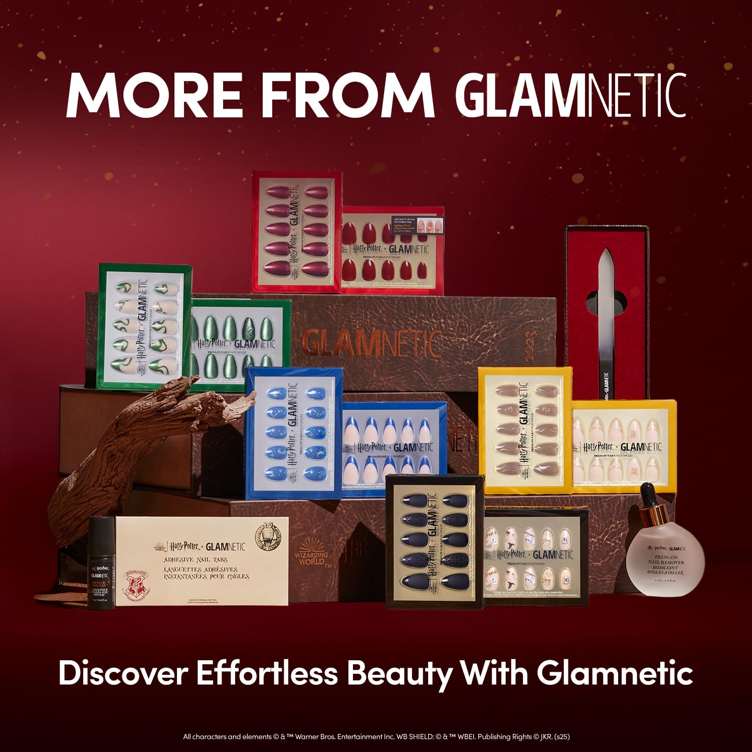 Glamnetic easy removal by warm water for reuse.