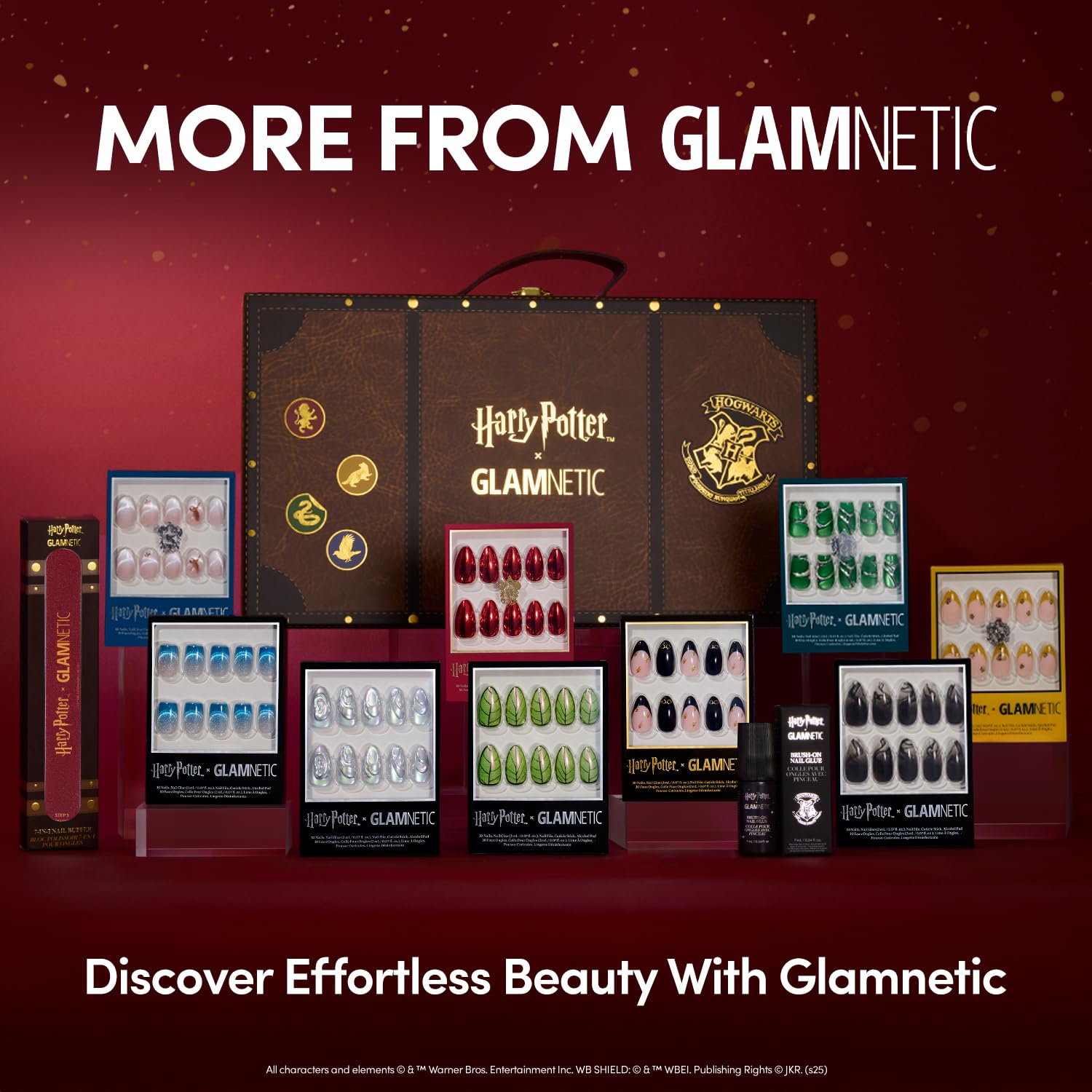 Glamnetic UV protective coating preserves finish and color for lasting shine.