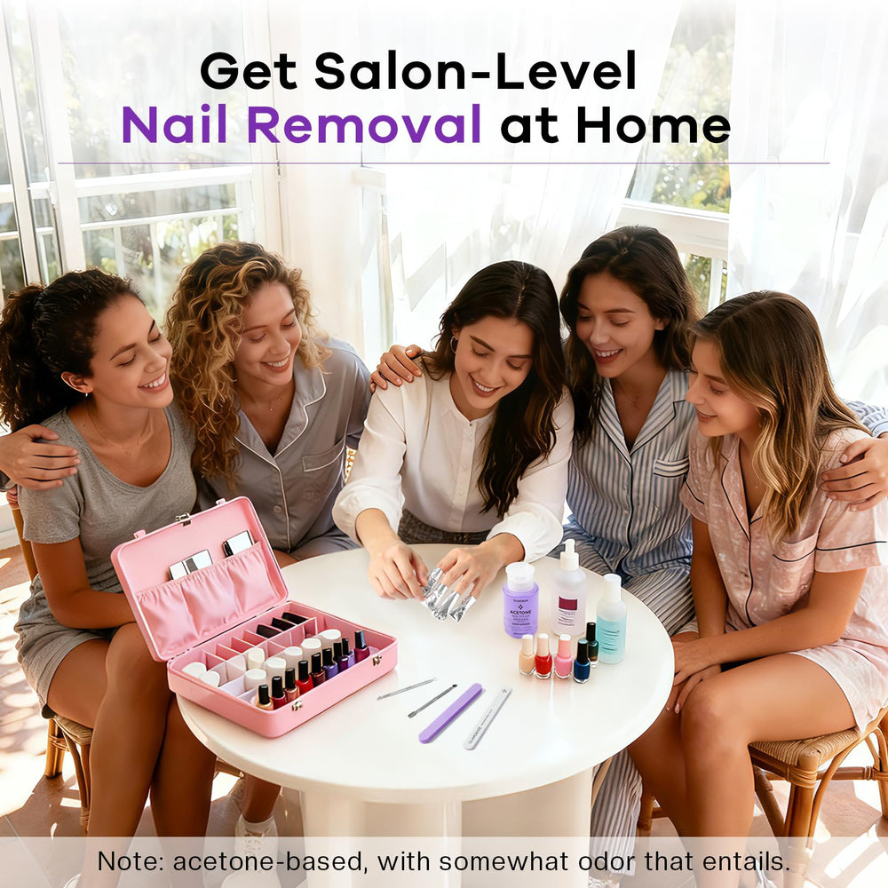 Glamonade regular polish removal supports broad polish compatibility
