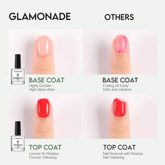 Glamonade: capa superior brillante para acabado espejado y duradero.