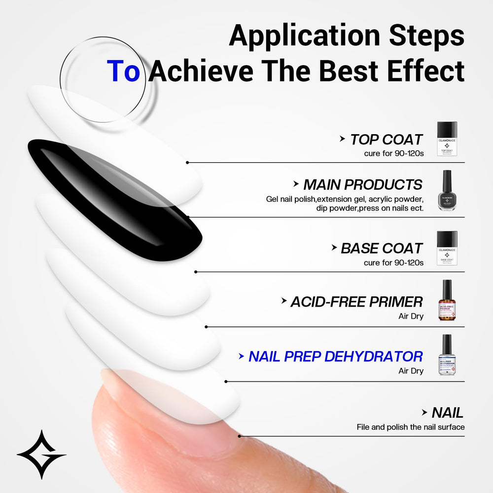Glamonade compatible con sistemas de uñas populares.