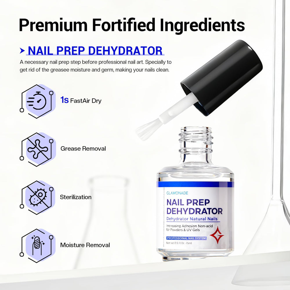Glamonade fórmula sin ácido segura para piel y uñas.