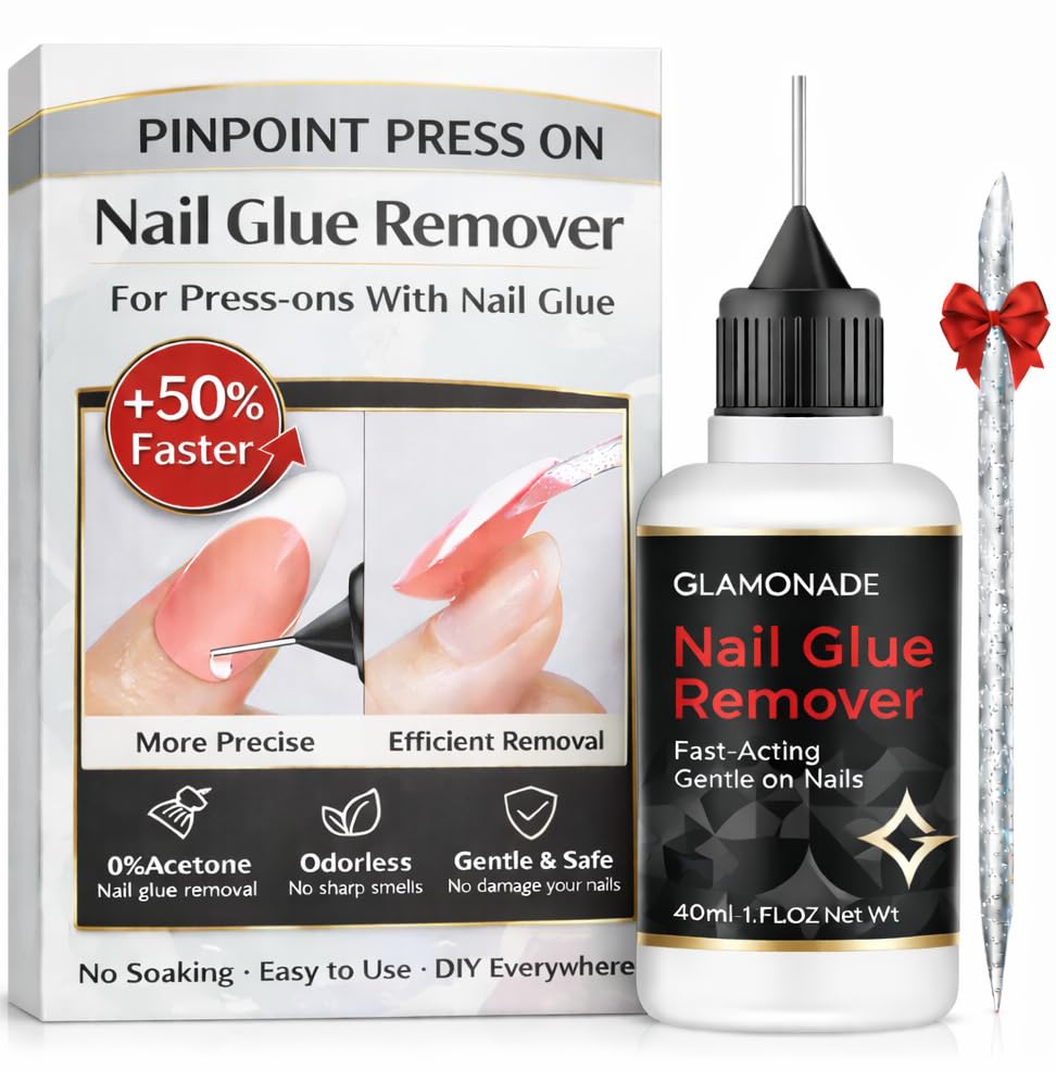 Glamonade Pinpoint remover with needle-tip bottle for precise removal