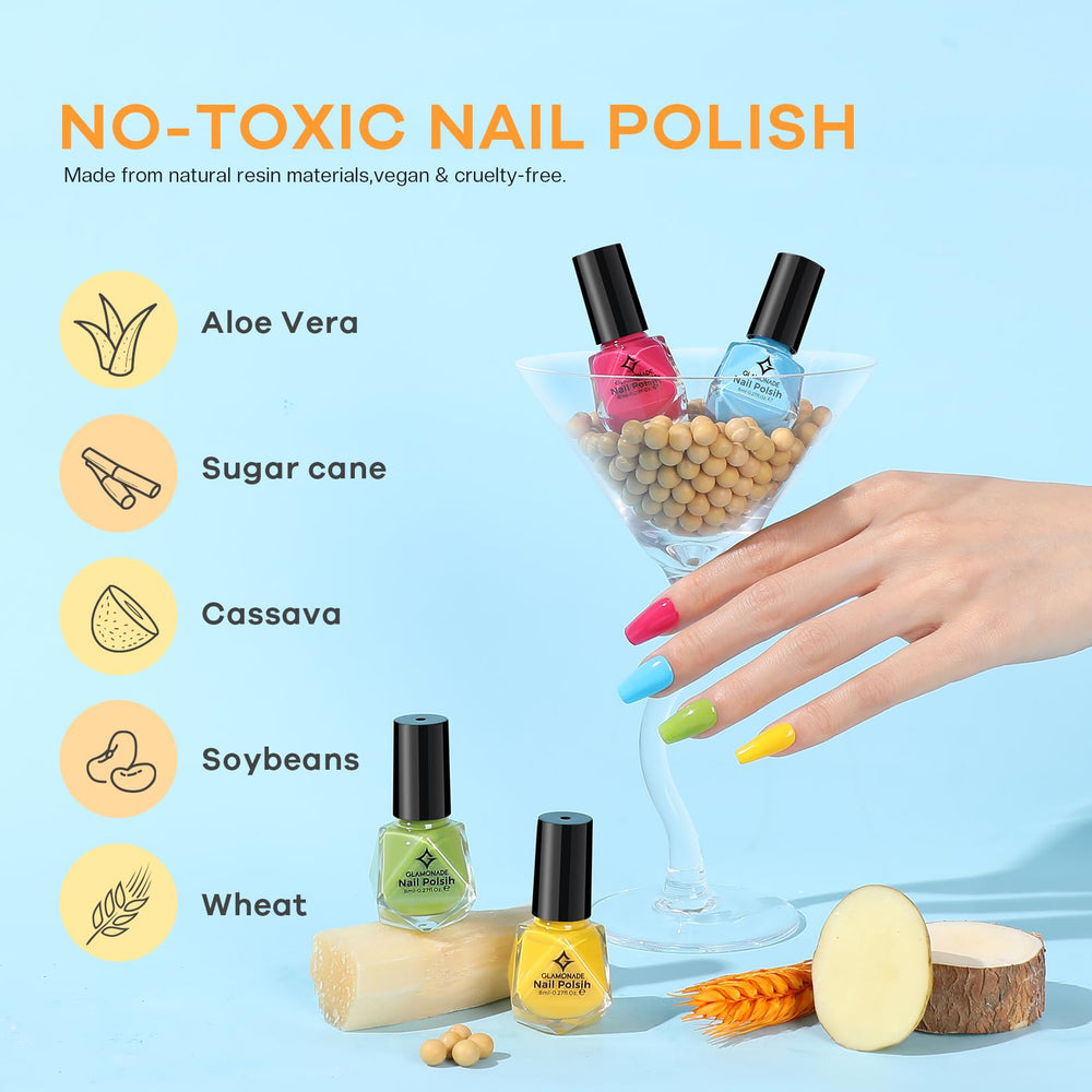 Glamonade quitar esmalte fácil, retirar sin esfuerzo