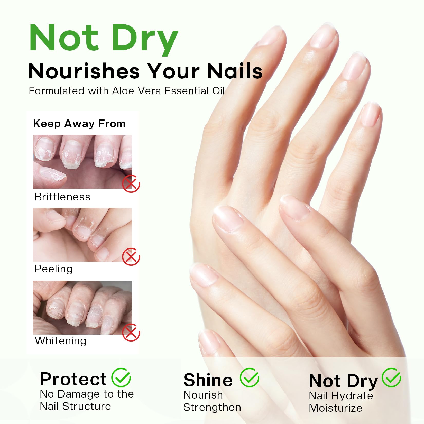 Glamonade aloe vera nutre uñas durante la remoción