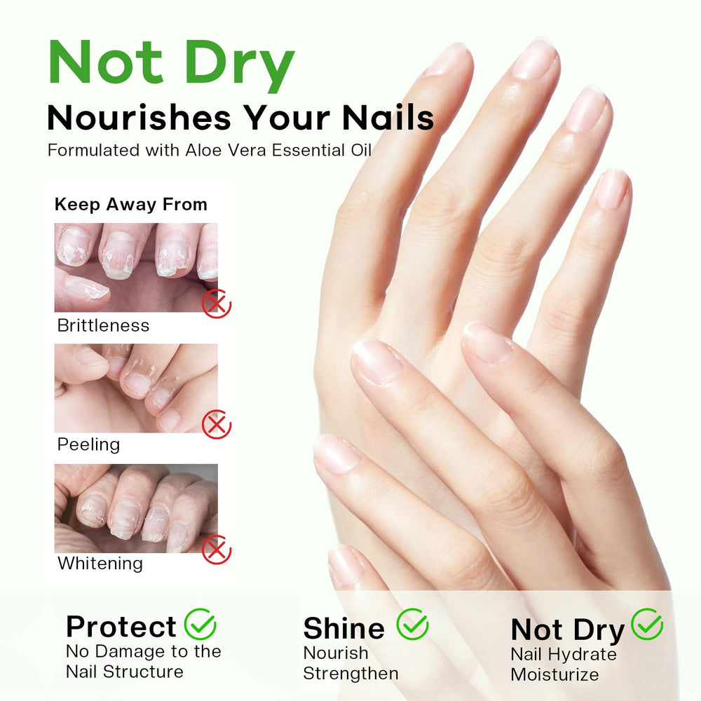 Glamonade aloe vera nutre uñas durante la remoción