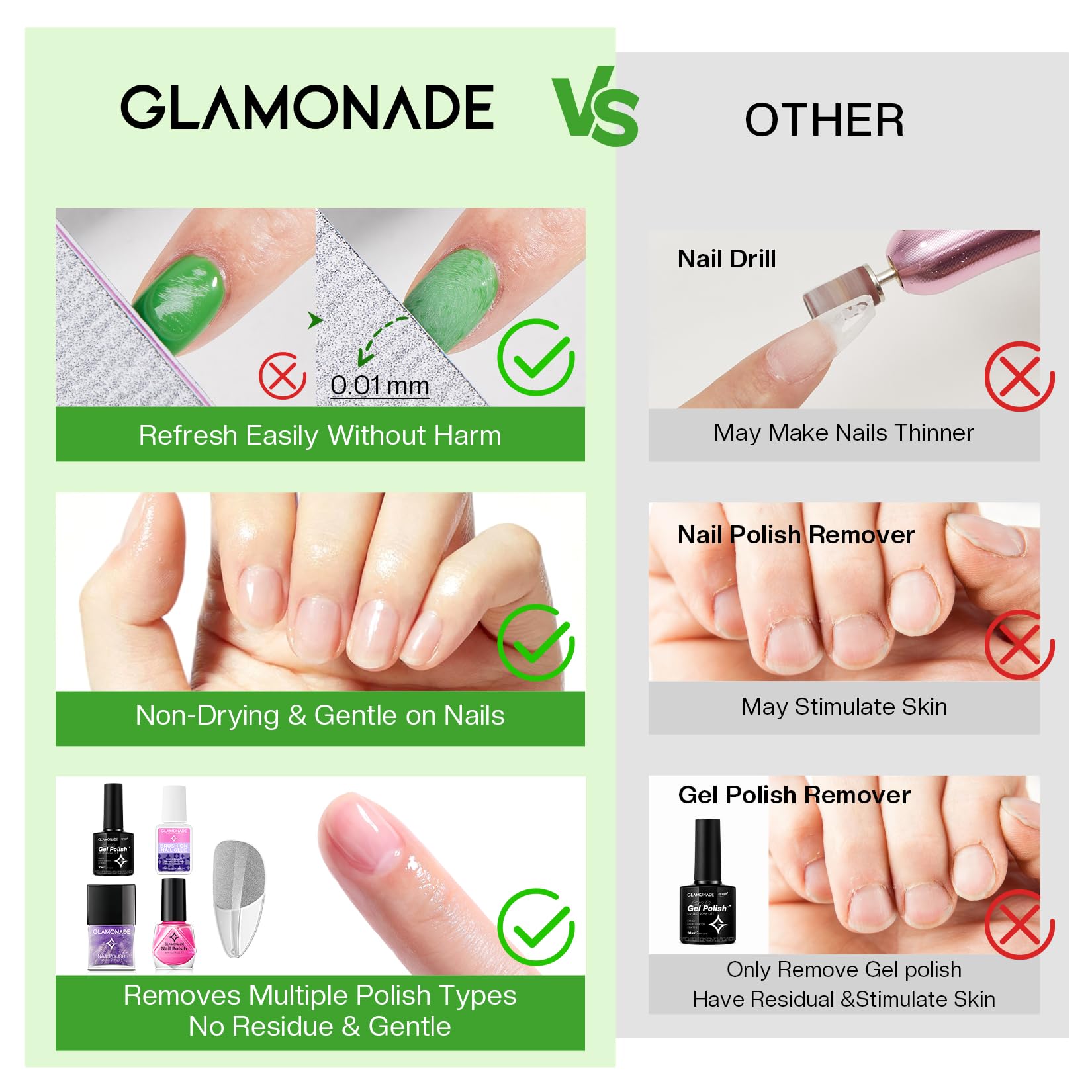 Glamonade con tapa volteable para evitar derrames