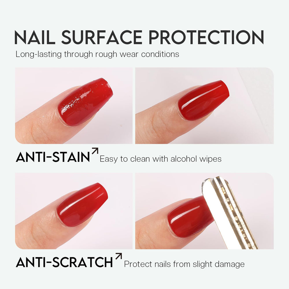 Glamonade long-lasting shine for 28+ days.