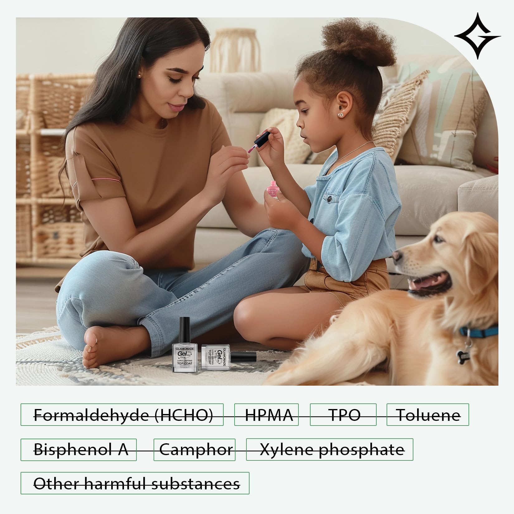 Glamonade safe healthy formula without harmful substances.