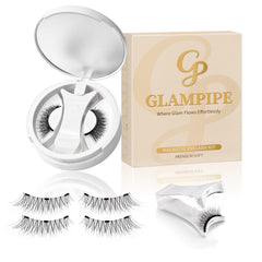 GlamPipe magnetic lashes no-eyeliner-application for secure, mess-free wear.