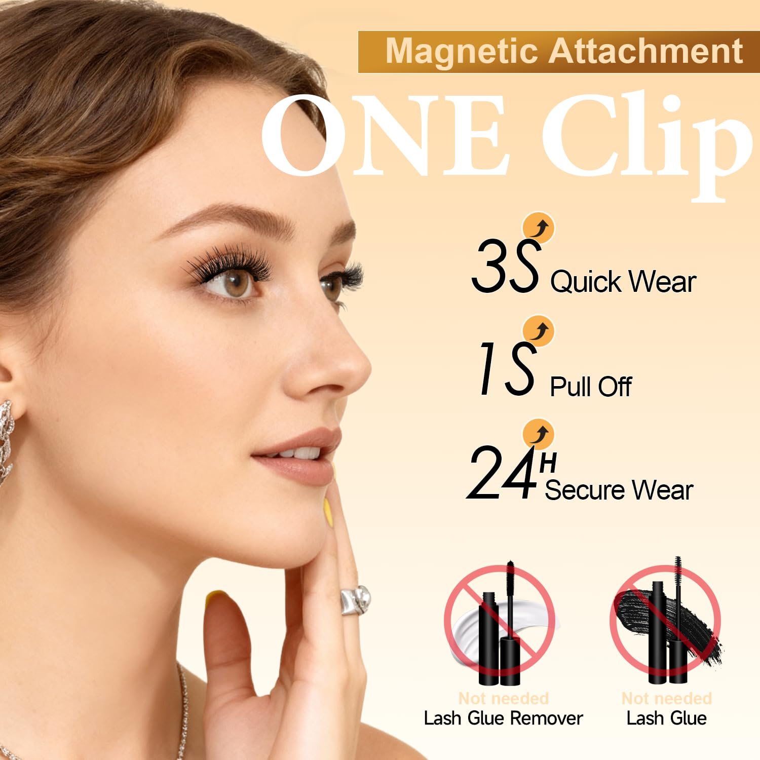 GlamPipe reusable magnetic lashes designed for multiple wears and easy care.