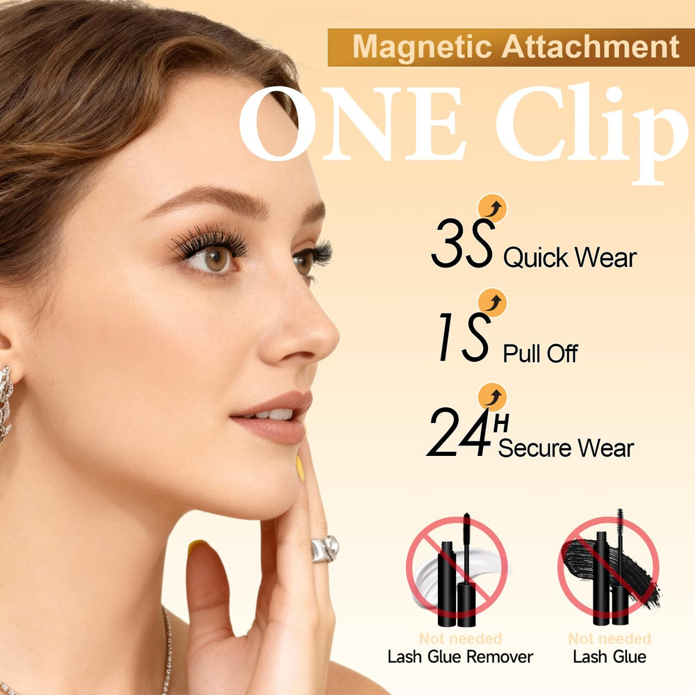 GlamPipe reusable magnetic lashes designed for multiple wears and easy care.