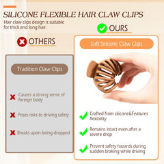 Pinza nube de silicona flexible de Glaudmeiss ofrece comodidad sin presión.