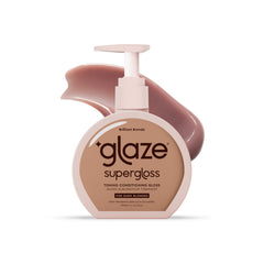 Glaze Supergloss bottle delivering vibrant semi-permanent color for natural hair.