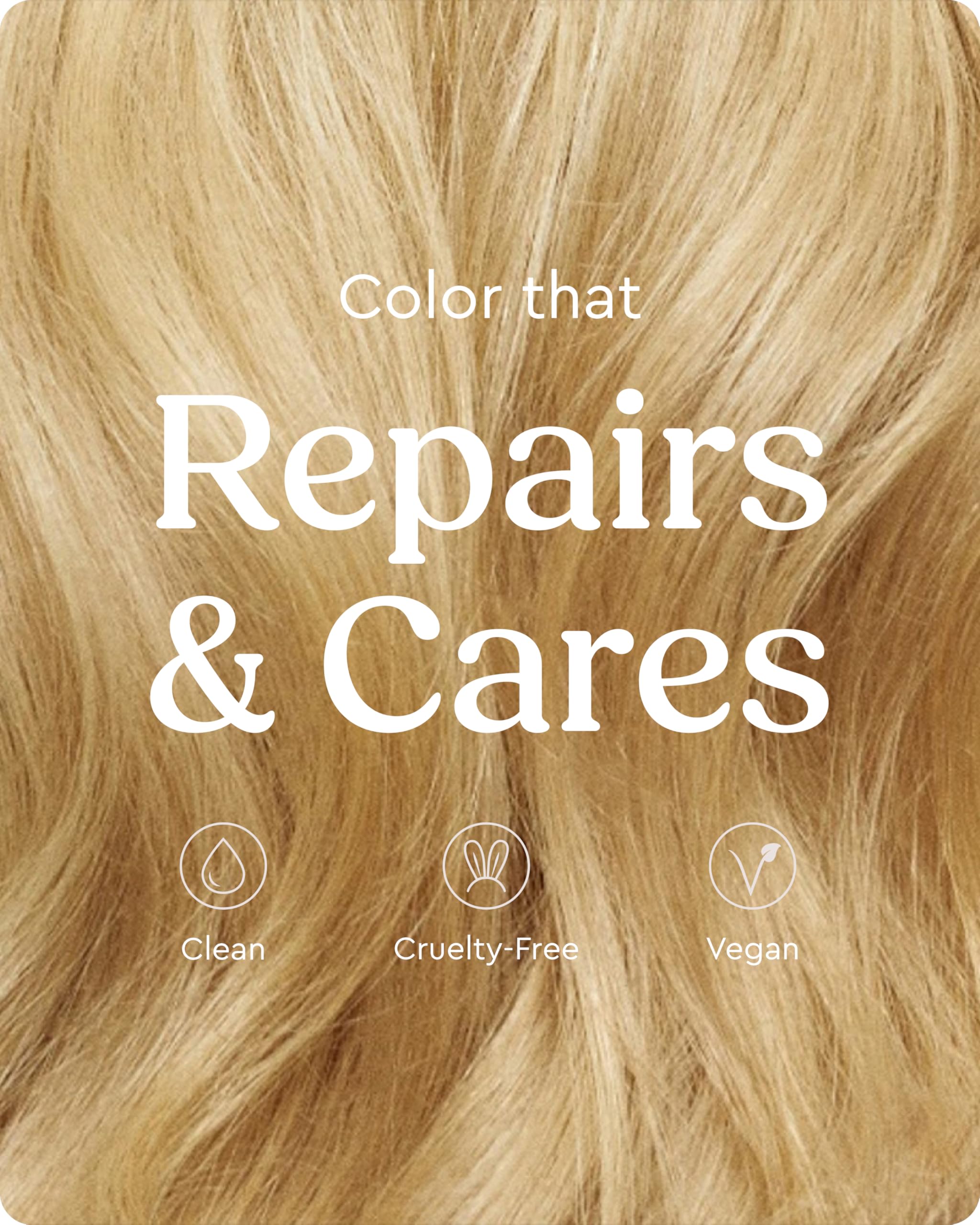 Glaze Supergloss dark blonde tone swatches illustrate subtle color.